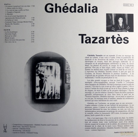 Ghedalia Tazartes: Diasporas [Winyl]