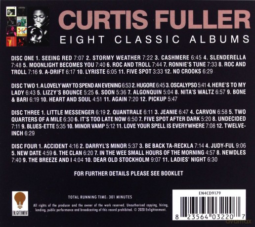 Curtis Fuller: Eight Classic Albums [CD]