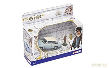 Harry Potter: Enchanted Ford Anglia w/ Harry And Ron Figures Die Cast 1:43 Scale figurka