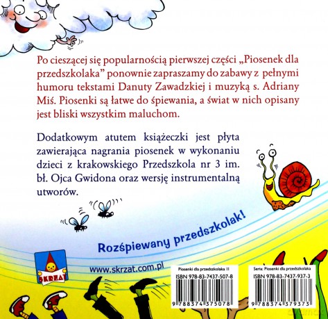 Piosenki dla przedszkolaka 2: Chlipacze - Danuta Zawadzka [KSIĄŻKA]+[CD]