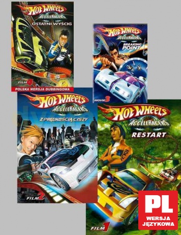 Hot Wheels AcceleRacers pakiet [4DVD]