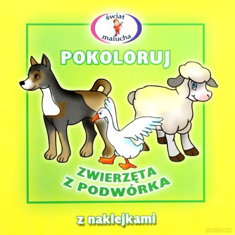 Pokoloruj - Zwierzęta z podwórka [KSIĄŻKA]