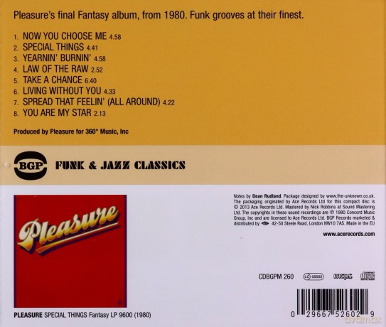 Pleasure: Special Things [CD]