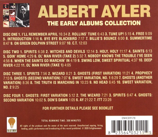 Albert Ayler: The Early Albums Collection [4CD]