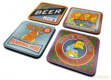 Simpsons: The Simpsons (Moes Taven) Zestaw podstawek
