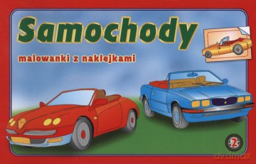 Samochody 2 naklejki [KSIĄŻKA]