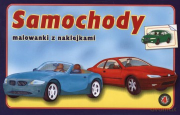 Samochody 4 naklejki [KSIĄŻKA]