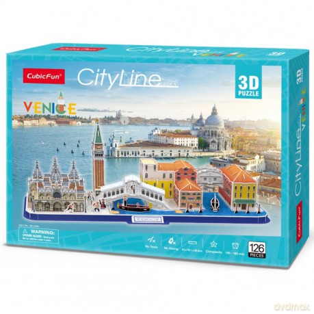 CUBICFUN 3D City Line Wenecja [PUZZLE]