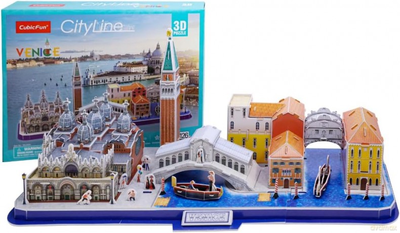 CUBICFUN 3D City Line Wenecja [PUZZLE]
