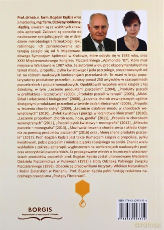 Apikosmetyka Miód propolis pyłek kwiatowy mleczko pszczele, jak pszczeli, wosk - Bogdan Kędzia [KSIĄŻKA]