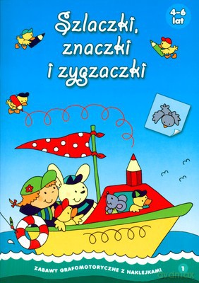 Szlaczki, znaczki...niebieska [KSIĄŻKA]