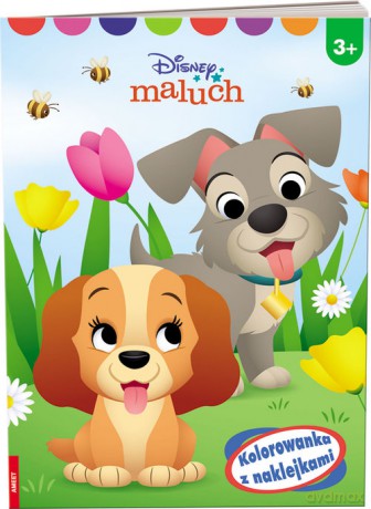 Disney Maluch Kolorowanka z naklejkami [KSIĄŻKA]