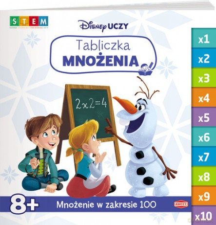 Disney Uczy Kraina Lodu Tabliczka mnożenia [KSIĄŻKA]