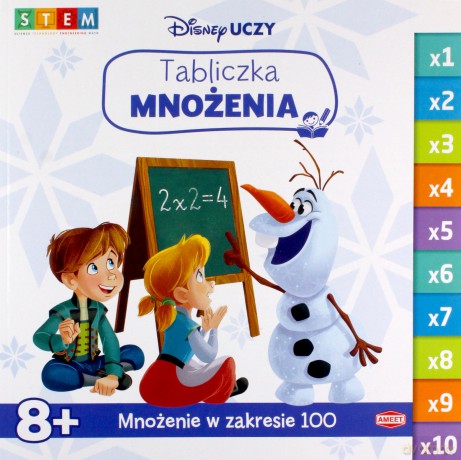Disney Uczy Kraina Lodu Tabliczka mnożenia [KSIĄŻKA]