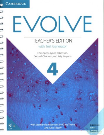 Evolve 4 Teacher's Edition with Test Generator - Chris Speck, Lynne Robertson [KSIĄŻKA]