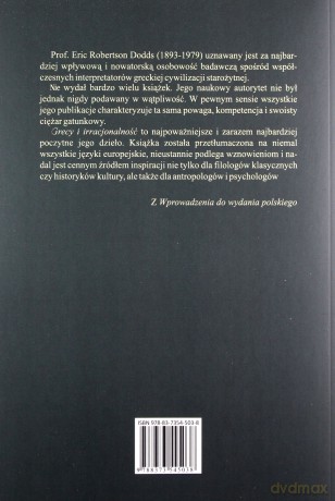 Grecy i irracjonalność - Eric R. Dodds [KSIĄŻKA]