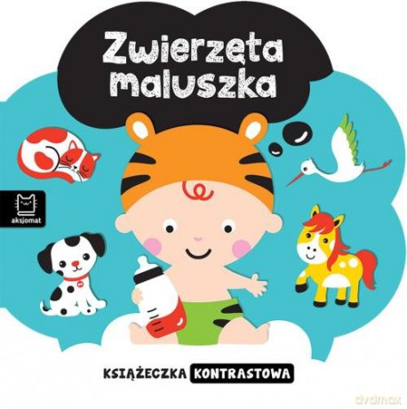 Książeczka kontrastowa Zwierzęta maluszka [KSIĄŻKA]