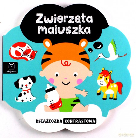Książeczka kontrastowa Zwierzęta maluszka [KSIĄŻKA]