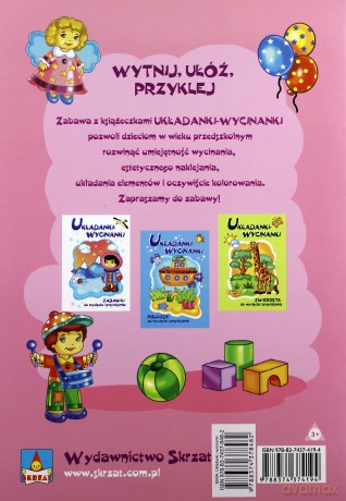 Układanki-wycinanki postacie [KSIĄŻKA]