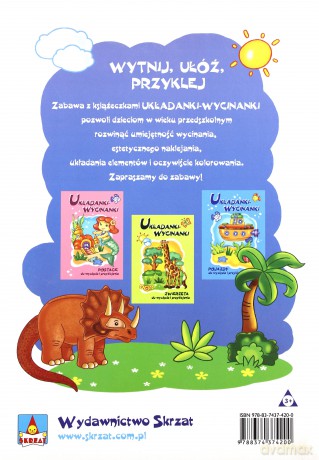 Układanki-wycinanki zabawki [KSIĄŻKA]