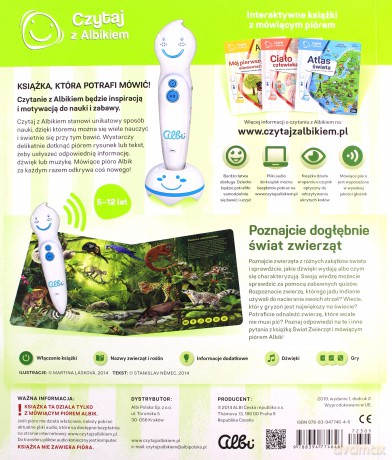 Czytaj z Albikiem. Interaktywna książka Świat zwierząt [KSIĄŻKA]