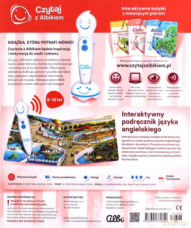 Czytaj z Albikiem. Interaktywna książka Język angielski [KSIĄŻKA]