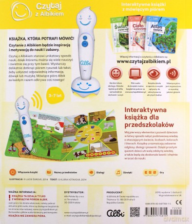 Czytaj z Albikiem. Interaktywna książka Mój pierwszy elementarz [KSIĄŻKA]