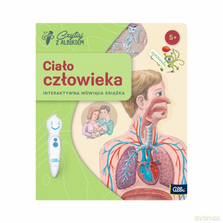Czytaj z Albikiem. Interaktywna książka Ciało człowieka [KSIĄŻKA]