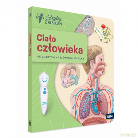 Czytaj z Albikiem. Interaktywna książka Ciało człowieka [KSIĄŻKA]
