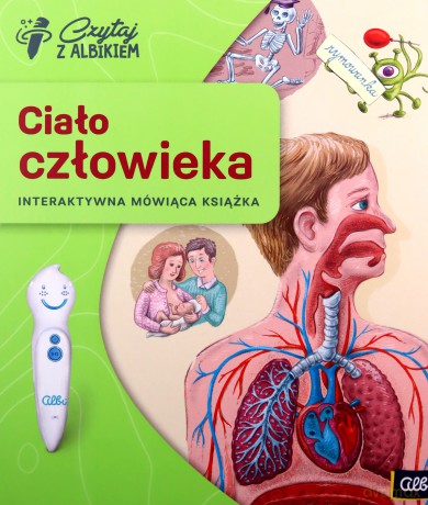 Czytaj z Albikiem. Interaktywna książka Ciało człowieka [KSIĄŻKA]