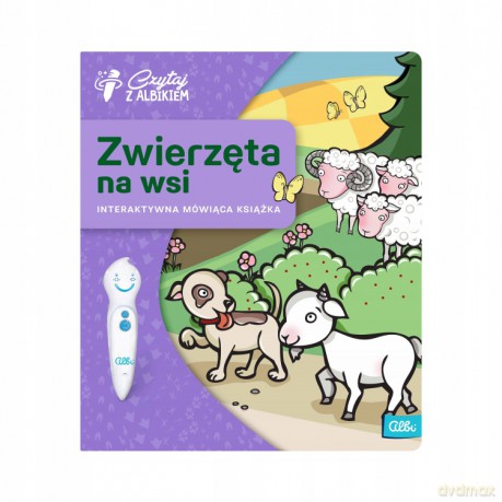 Czytaj z Albikiem. Interaktywna książka Zwierzęta na wsi. [KSIĄŻKA]
