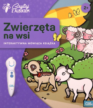 Czytaj z Albikiem. Interaktywna książka Zwierzęta na wsi. [KSIĄŻKA]
