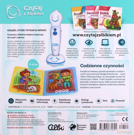 Czytaj z Albikiem. Codzienne czynności [KSIĄŻKA]