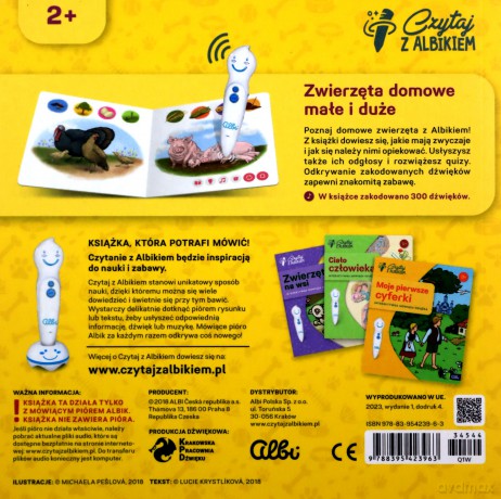 Czytaj z Albikiem. Domowe zwierzęta [KSIĄŻKA]