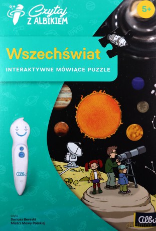 Czytaj z Albikiem. Wszechświat. Interaktywne mówiące puzzle 100 el. [PUZZLE]