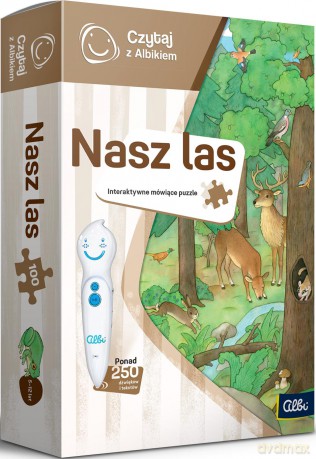 Czytaj z Albikiem. Nasz las 100 el. [PUZZLE]