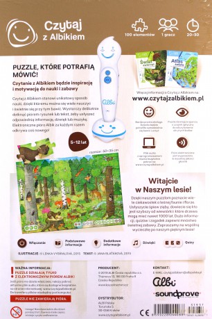 Czytaj z Albikiem. Nasz las 100 el. [PUZZLE]