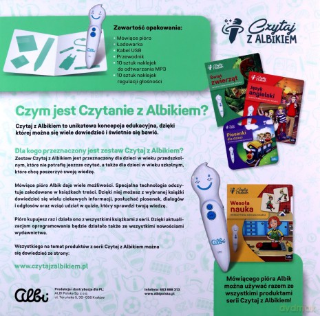 Czytaj z Albikiem. Elektroniczne pióro
