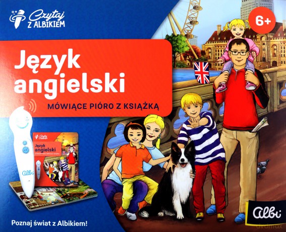 Czytaj z Albikiem. Zestaw pióro + Język Angielski