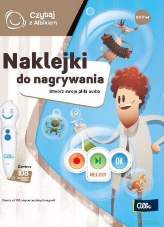 Czytaj z Albikiem. Naklejki do nagrywania