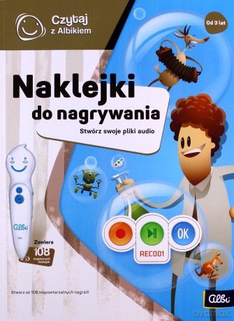 Czytaj z Albikiem. Naklejki do nagrywania