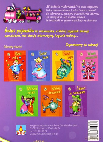 W świecie malowanek - świat pojazdów [KSIĄŻKA]