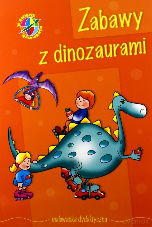 W świecie malowanek - zabawy z dinozaurami [KSIĄŻKA]