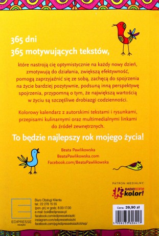 Kalendarz 2021 Beata Pawlikowska Rok dobrych myśli [KSIĄŻKA]