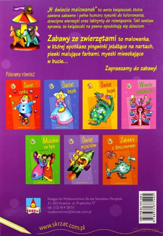 W świecie malowanek - zabawy ze zwierzętami [KSIĄŻKA]