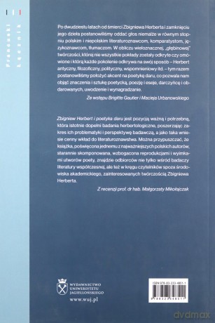 Zbigniew Herbert i poetyka daru [KSIĄŻKA]