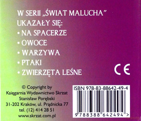 Warzywa - rozkładanka [KSIĄŻKA]