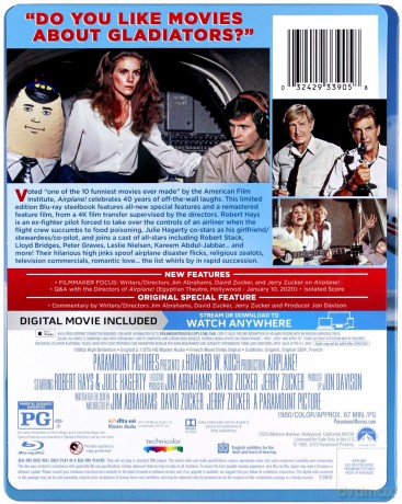 Airplane! (Czy leci z nami pilot?) (steelbook) [Blu-Ray]