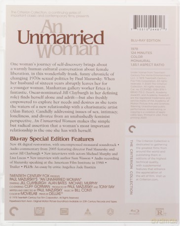 An Unmarried Woman (Niezamężna kobieta) (Criterion Collection) [Blu-Ray]