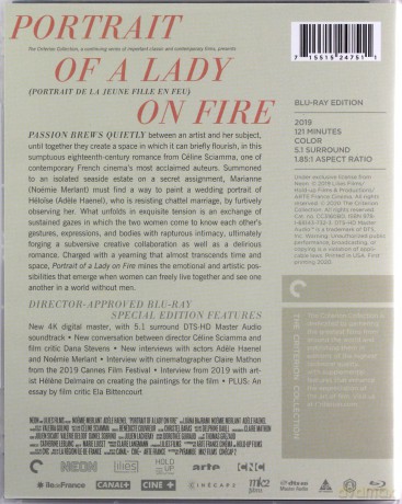 Portrait of a Lady on Fire (Portret kobiety w ogniu) (Criterion Collection) [Blu-Ray]
